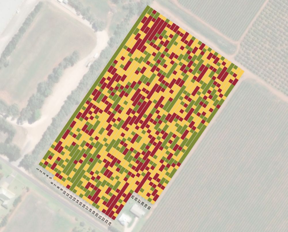 Traffic light colour-coded task map