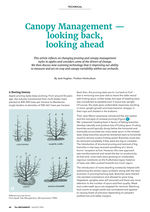 First page of Canopy Management – looking back, looking ahead