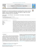 First page of Reliability of a commercial platform for estimating flower cluster and fruit number, yield, tree geometry and light interception in apple trees under different rootstocks and row orientations