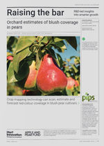 First page of Orchard estimates of blush coverage in pears
