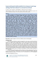 First page of A ground-based mobile platform to measure and map canopy thermal indices in a nectarine orchard