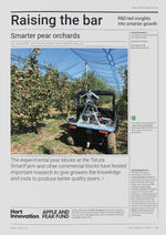 First page of Smarter pear orchards