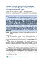 First page of The use of predictive technology to estimate yield from flower counts in high density almond (Prunus dulcis [Mill.] D.A. Webb) orchards