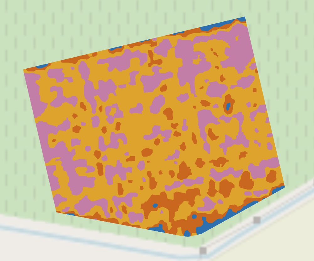 Cartographer orchard vigour map